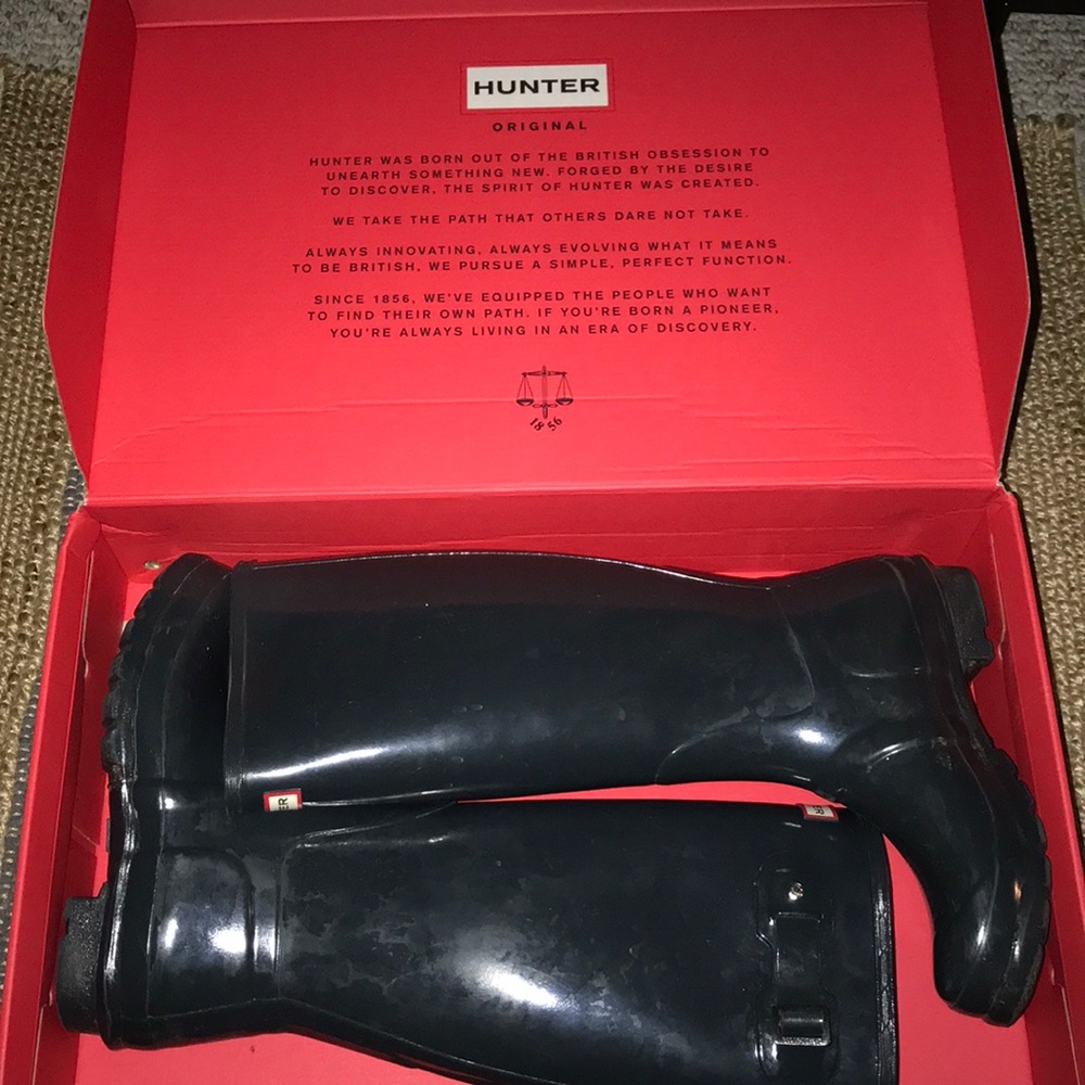 Hunter rain boots